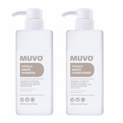 MUVO Totally Naked Shampoo/Conditioner Duo 500ml